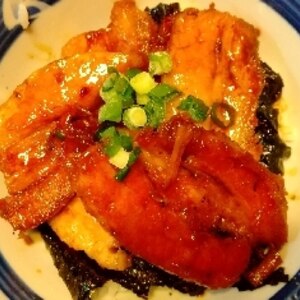 圧力鍋でとろっとろ☆豚バラ丼